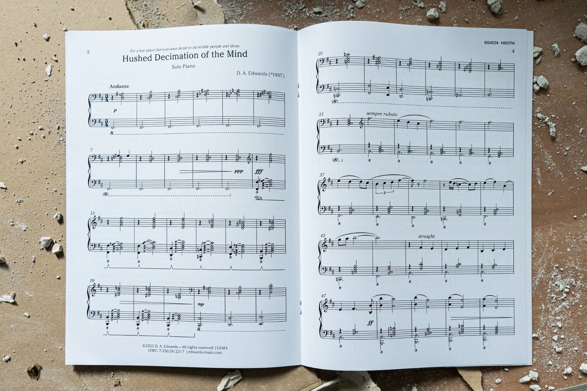 Preview of the score